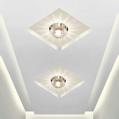 Creative Concealed Crystal Decorative Ceiling Light for Corridor Bedside and Hallway