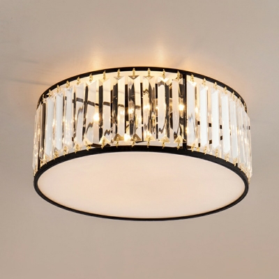 Creative Geometry Crystal Ceiling Light Colonial Style Light for Bedroom and Hallway