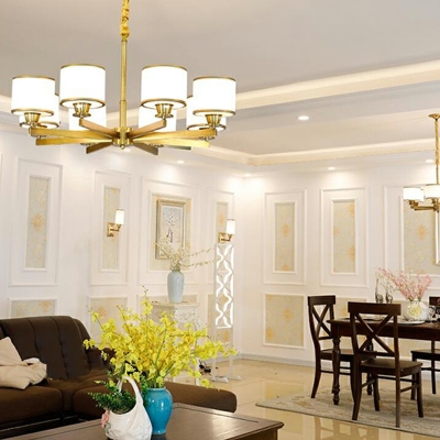 Designer Style Chandelier 8 Light Ceiling Chandelier for Bedroom Living Room