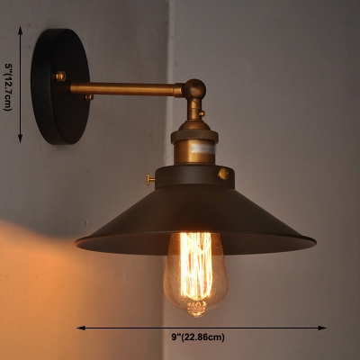 Industrial Style LED Wall Sconce Light Postmodern Style Metal Wall Light for Courtyard