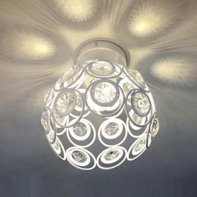 Modern Creative Crystal Decorative Ceiling Light for Bedroom Corridor and Restaurant