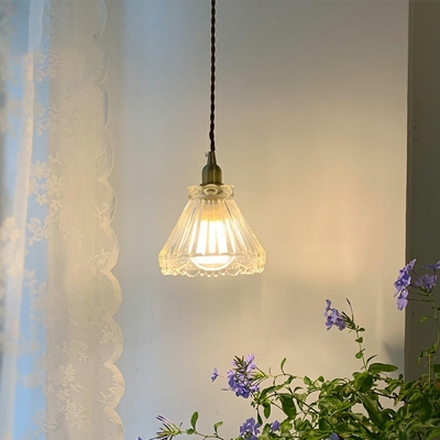 Modern Style LED Pendant Light Nordic Style Glass Hanging Light for Kitchen