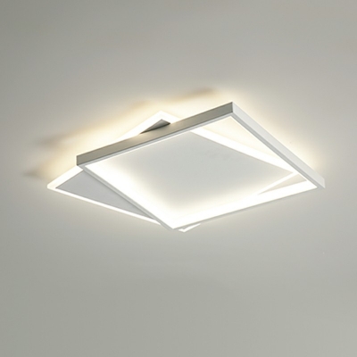 Contemporary Geometrical Flush Mount Lighting Fixtures Metal Flush Mount Ceiling Light