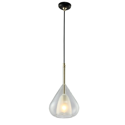 Contemporary Glass Hanging Pendant Lights Hanging Ceiling Light for Bedroom Dining Room