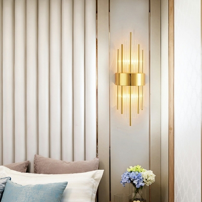 Creative Crystal Warm Decorative Sconces for Bedroom Bedside Corridor and Hallway