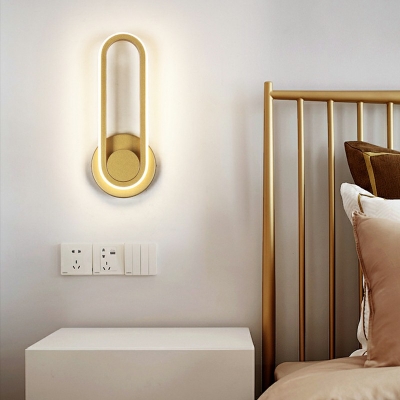 Creative Metal Rotatable Wall Sconce Light for Corridor and Bedroom Bedside