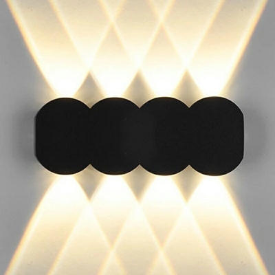 Creative RGB Colored Ambient Wall Sconce Decorative 8 Lights Light for Hotel KTV and Bar