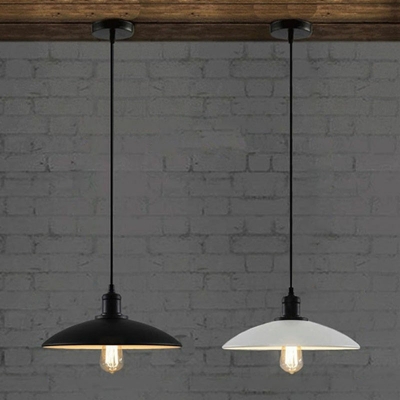 Industrial-Style Tapered Cape Commercial Pendant Lighting Metal Pendant Light