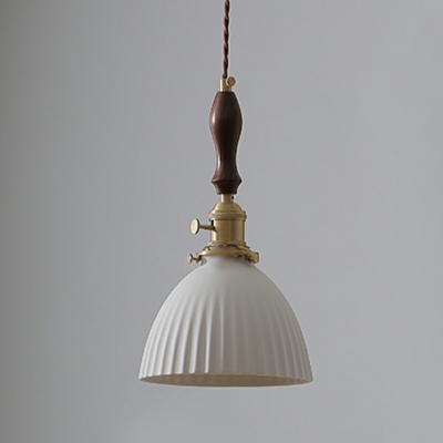 Modern Style LED Pendant Light Nordic Style Ceramic Hanging Light for Coffee Shop Bar