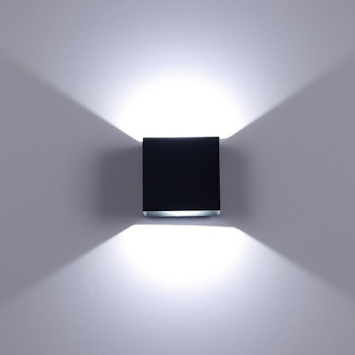 Modern Style Wall Mounted Lighting Square Shape Wall Light Sconce for Bedroom Living Room