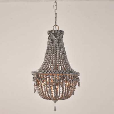 Vintage Chandelier Lighting Fixtures Elegant 4 Lights Traditional Hanging Chandelier for Living Room