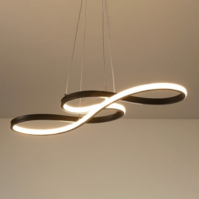  Modern LED Lights Minimalism Island Lighting Fixtures Basic Over Island Lighting for Dinning Room