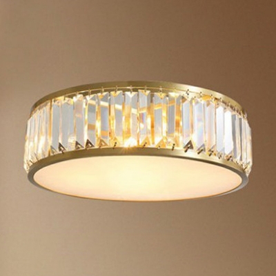 Creative Crystal Ceiling Light Colonial Style Flower Light for Hallway and Bedroom