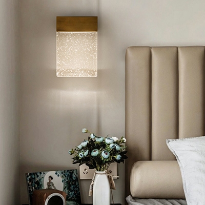 Creative Crystal Warm Decorative Sconces for Hallway Corridor and Bedroom Bedside
