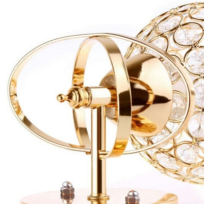 European Creative Crystal Decorative Wall Sconce Light for Bedroom Bedside and Corridor