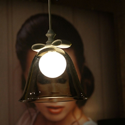 Modern Style LED Pendant Light Nordic Style Minimalism Glass Hanging Light for Kitchen Study