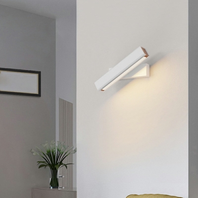 Modern Warm Rotatable Wall Sconce Light Adjustable Led for Corridor Bedside and Hallway