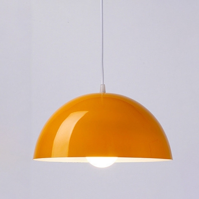 Nordic Style Pendants Lighting Fixtures Dome 1 Light Modern Hanging Ceiling Light for Dinning Room