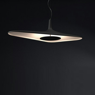 1-Light Pendant Lighting Fixtures Minimal Style Geometric Shape Metal Ceiling Lamp