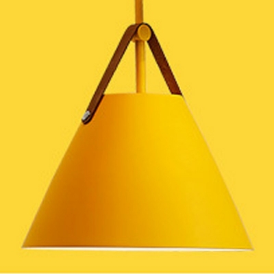 Conical Nordic Style Hanging Ceiling Light Contemporary Pendant Lighting for Living Room