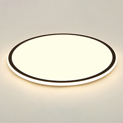 Contemporary Disk Flush Mount Light Fixtures Metal Led Flush Ceiling Lights
