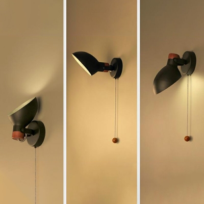 Creative Metal Decorative Wall Sconce Light for Bedroom Study and Corridor