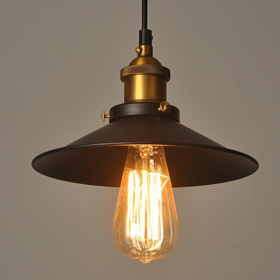 Industrial Style LED Pendant Light Modern Style Metal Hanging Light for Bedside Dinning Room