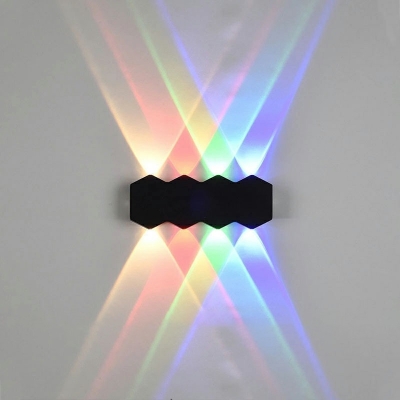Creative RGB Colored Ambient Wall Sconce Decorative 8 Lights Light for Hotel KTV and Bar