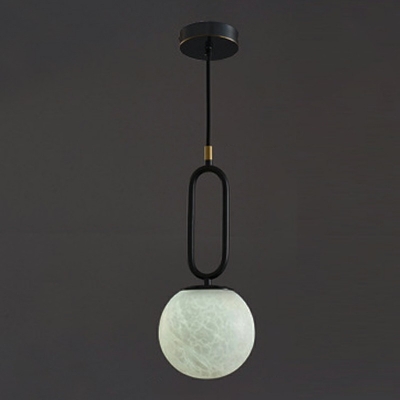 Globe Cement Down Lighting Pendant Modern Simplicity Hanging Ceiling Light for Bedroom