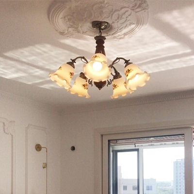 5 Lights Chandelier Lighting Fixtures Modern Elegant Hanging Lamp for Living Room