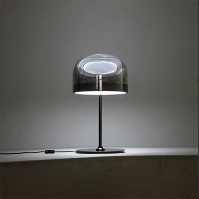 Contemporary Night Table Lamps 1 Light Glass Material Table Lamp for Bedroom