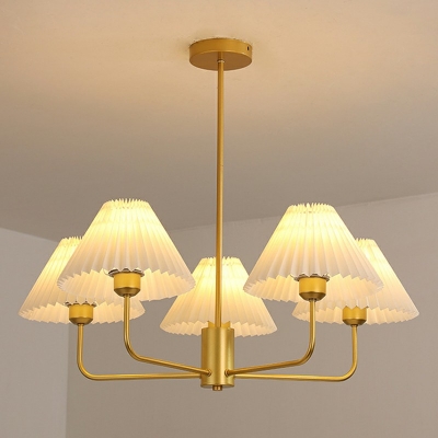 Designer Style Chandelier 5 Light Ceiling Chandelier for Bedroom Living Room