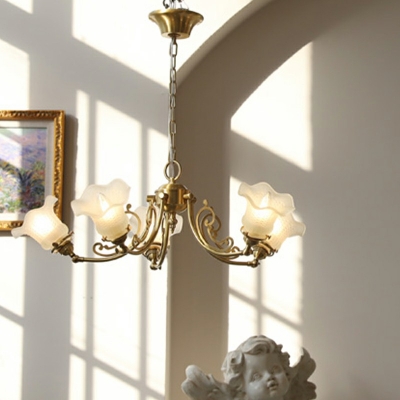 5-Light Pendant Lights Modernist Style Bell Shape Metal Chandelier Light Fixture