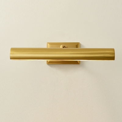 Brass Wall Mounted Mirror Front Metal Modern ll Mounted Light Fixture for Bathroom