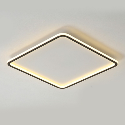 Contemporary Geometrical Flush Mount Light Fixtures Metal Led Flush Ceiling Lights