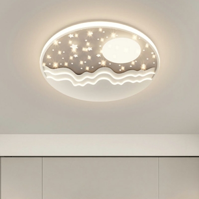 Contemporary Star Flush Mount Ceiling Light Fixture Acrylic Flush Ceiling Lights