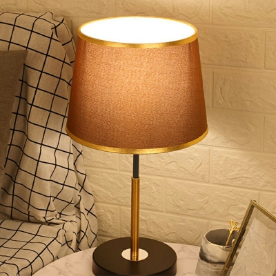 Postmodern Night Table Lamps Metal 1 Light Table Light for Bedroom