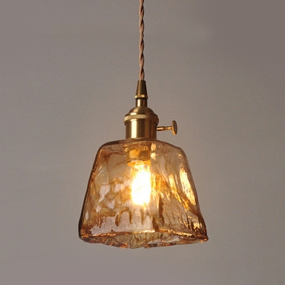 1-Light Pendant Lighting Fixtures Modern Style Cone Shape Metal Pendulum Lights