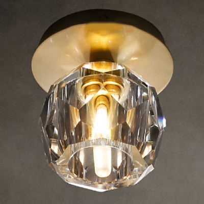 Creative Crystal Warm Decorative Ceiling light for Corridor Bedroom and Hall