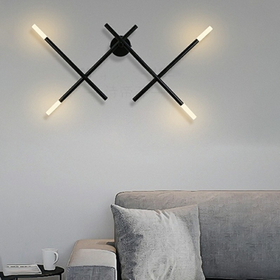 Minimalist Wall Lighting Ideas Linear Wall Mounted Lamp for Living Room