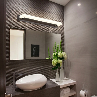 Modern 1 Light LED Flush Mount Wall Sconce Minimalism Nordic Sconce Lights for Bathroom