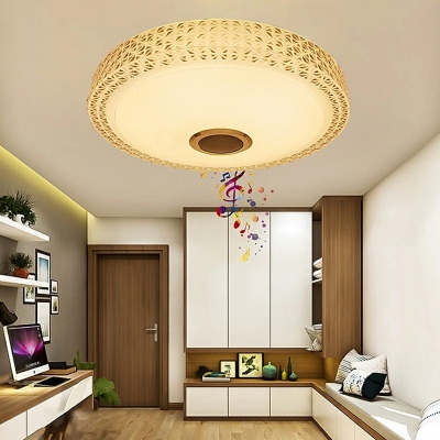 Modern Style LED Flushmount Light Minimalism Style Metal Acrylic Celling Light for Bedroom