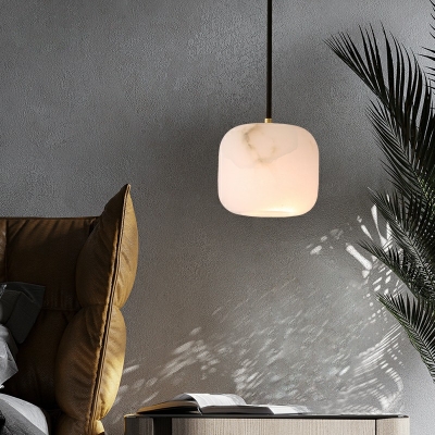 Modern Style LED Pendant Light Nordic Style Marble Hanging Light for Bedside