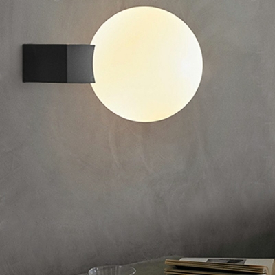 Ultra-Modern Simple Night Table Lamps 1 Light Glass Material Table Light for Bedroom