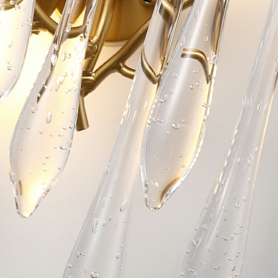 1-Light Sconce Lamp Minimal Style Geometric Shape Metal Wall Lighting Fixtures