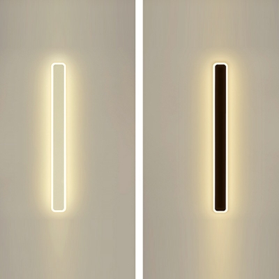 1 Light Strip Shade Wall Sconce Modern Style Acrylic Wall Sconce Lighting for Living Room