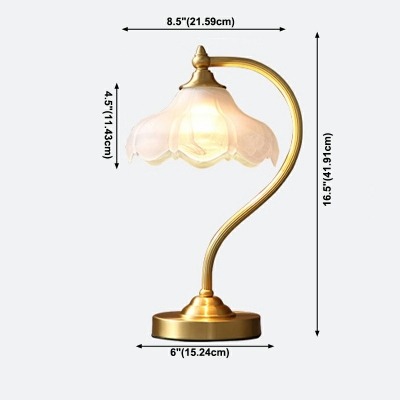 Minimalism 1 Head Nights and Lamp Glass Table Lamp for Bedroom Living Room