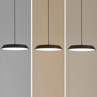 Minimalist Slim Hanging Pendant Light Metal Pendant Lighting Fixtures