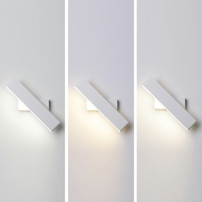 Modern Style LED Wall Sconce Light Minimalism Style Metal Acrylic Wall Light for Bedside Aisle