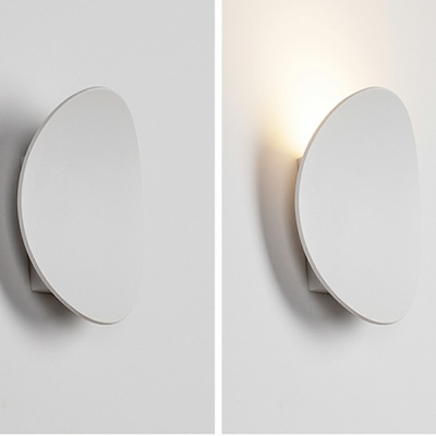 Modern Style LED Wall Sconce Light Nordic Style Metal Acrylic Warm Light Wall Light for Bedside Aisle